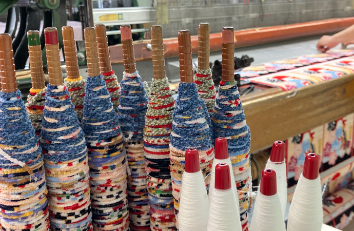 シェニール織り