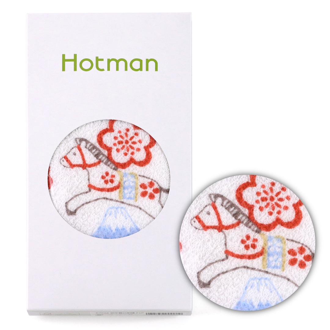 ホワイト（跳ね午・プリント）