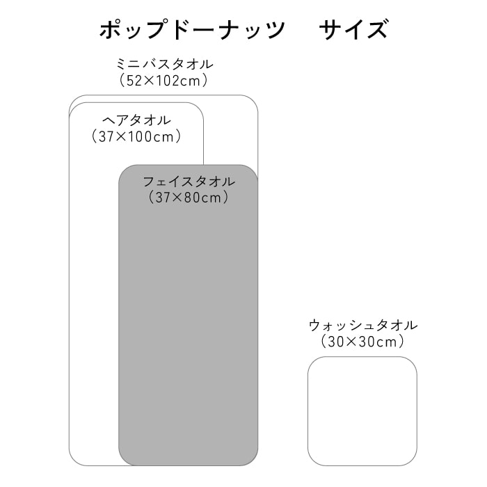 ホットマン公式オンラインショップポップドーナッツ(フェイスタオル