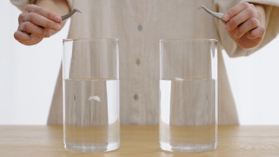 1秒タオルだから驚きの吸水性